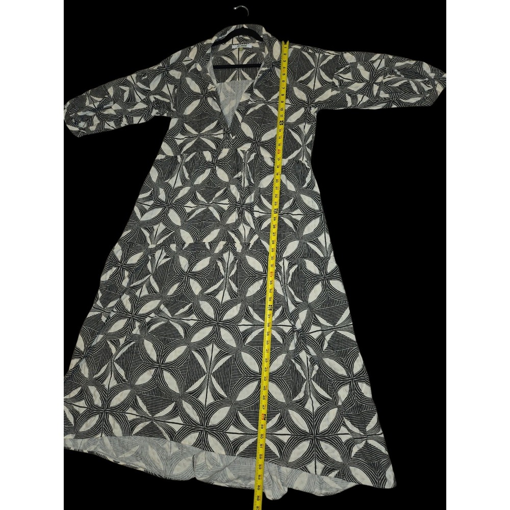 Womens Anthropologie Celandine 3/4 Sleeve Dress Tan/Brown‎ EUC Size XL - Picture 10 of 14